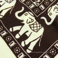 Compañeros de viaje Café Voile Elephant Printed Scarf